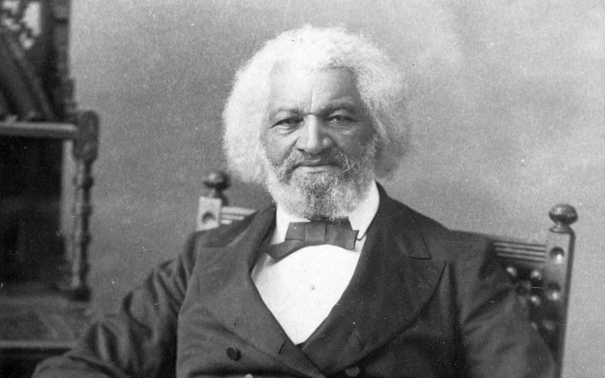 American orator, abolitionist, writer, and escaped slave, Frederick Douglass (1817–1895), circa 1880. (MPI/Getty Images)
