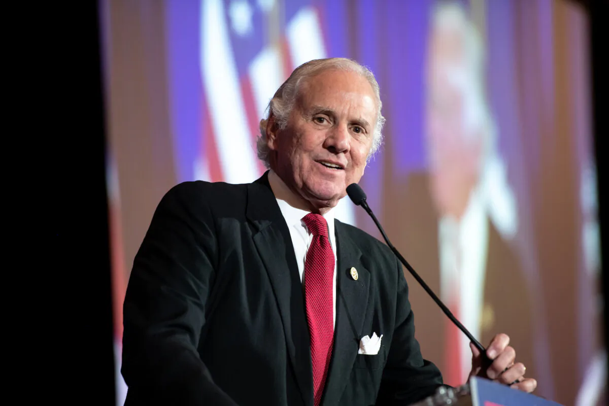 South Carolina Gov. Henry McMaster speaks to a crowd in Columbia, South Carolina, on Nov. 3, 2020. (Sean Rayford/Getty Images)