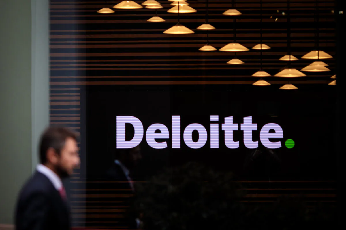 The Deloitte offices stand in 2 New Square in London, on Oct. 2, 2018. (Jack Taylor/Getty Images)