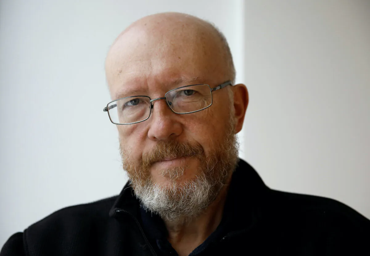 Jan Grabowski poses for a picture after an interview with Reuters in Warsaw, Poland, on Feb. 8, 2021. (Kacper Pempel/ Reuters)