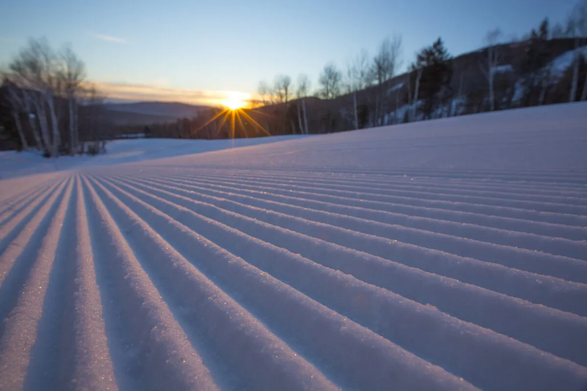 Sunday River resort is known for its excellent grooming to help beginners enjoy the mountain and more advanced skiers enjoy higher speeds. (Nick Lambert/Sunday River)