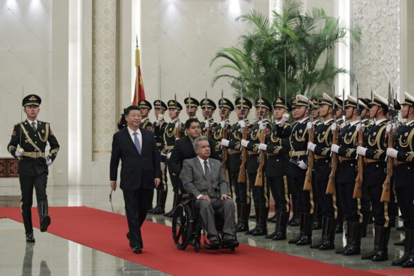 Lenin Moreno, Xi Jinping