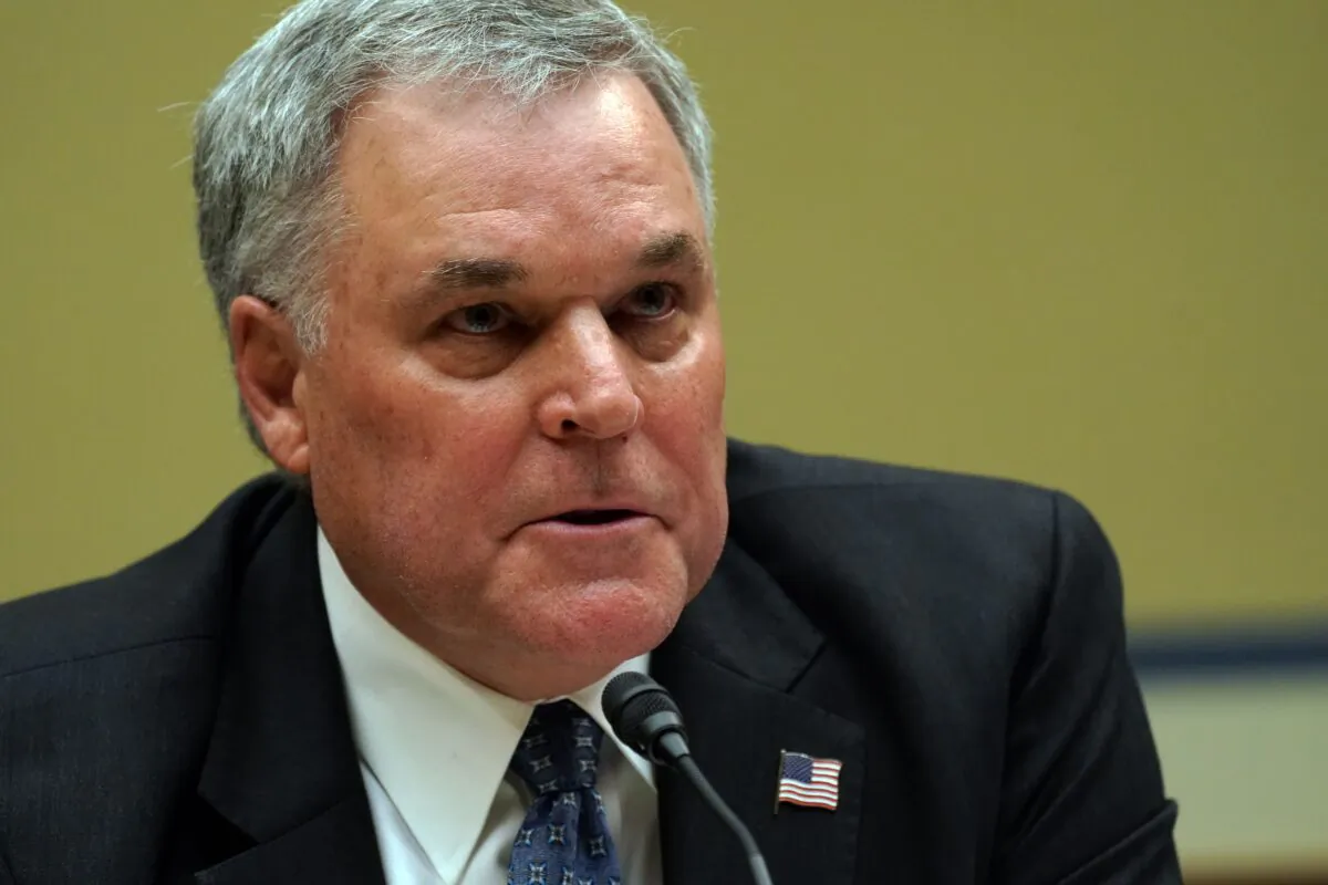 IRS Commissioner Charles Rettig testifies to Congeress in Washington on Oct. 7, 2020. (Toni L. Sandys/Pool/AFP via Getty Images)
