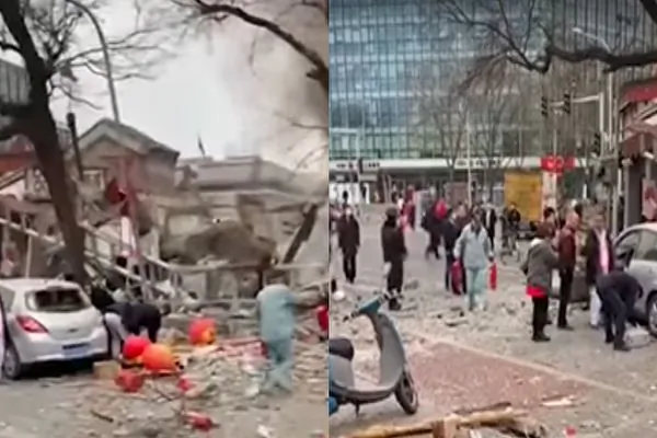 Explosion Occurs at Restaurant Near Government Headquarters in Beijing 
