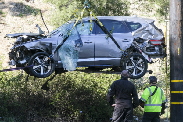 lift Woods' vehicle