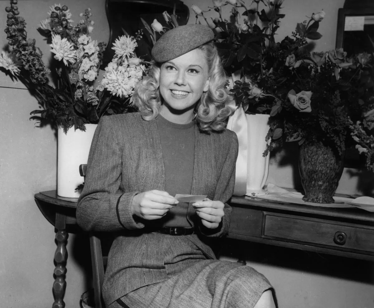 American actress and singer Doris Day in her dressing room on the set of “Romance on the High Seas.” (Hulton Archive/Getty Images)