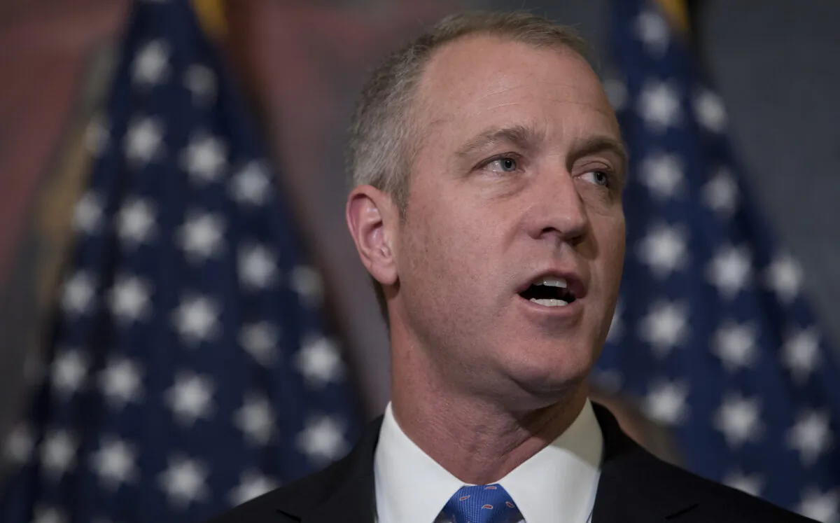 Rep. Sean Patrick Maloney (D-N.Y.) speaks at a press conference introducing the Equality Act on Capitol Hill in Washington on May 2, 2017. The 2021 version of the bill was passed by the House on Feb. 25. (Aaron P. Bernstein/Getty Images)