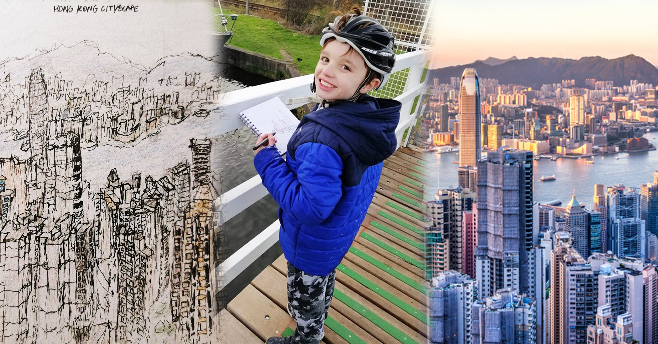 Autistic boy draws detailed cityscapes from memory after just one look: 'It's his passion'