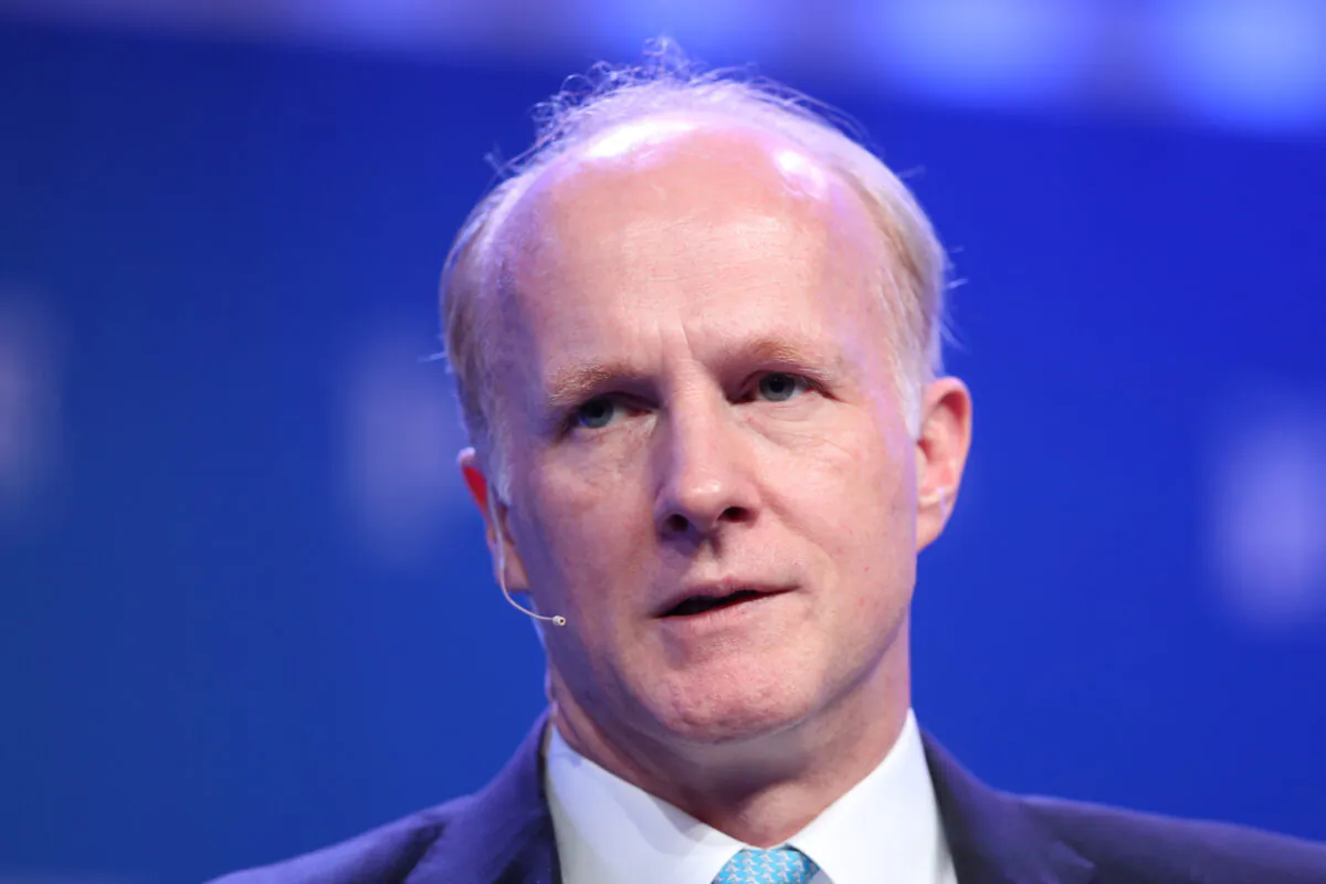 Mark Machin, then-president and CEO, Canada Pension Plan Investment Board, speaks at the 2019 Milken Institute Global Conference in Beverly Hills, California, U.S., April 29, 2019. (Lucy Nicholson/Reuters)