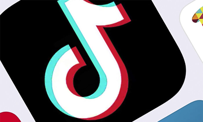 The icon for TikTok in New York on Feb. 25, 2020. (AP Photo/File)