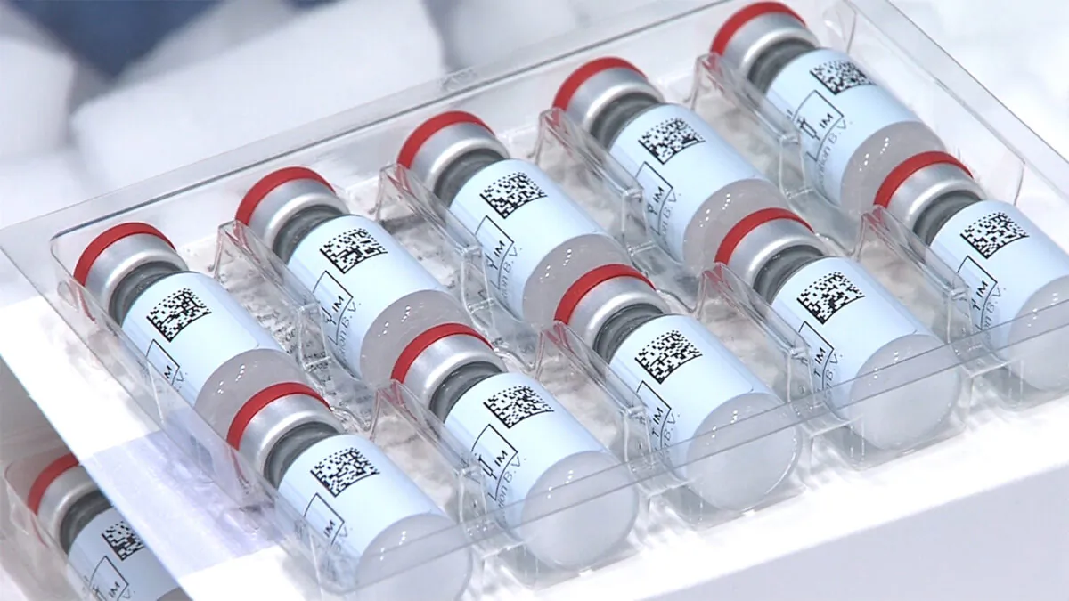 Vials of the COVID-19 vaccine in the United States on Dec. 2, 2020. (Johnson & Johnson via AP)
