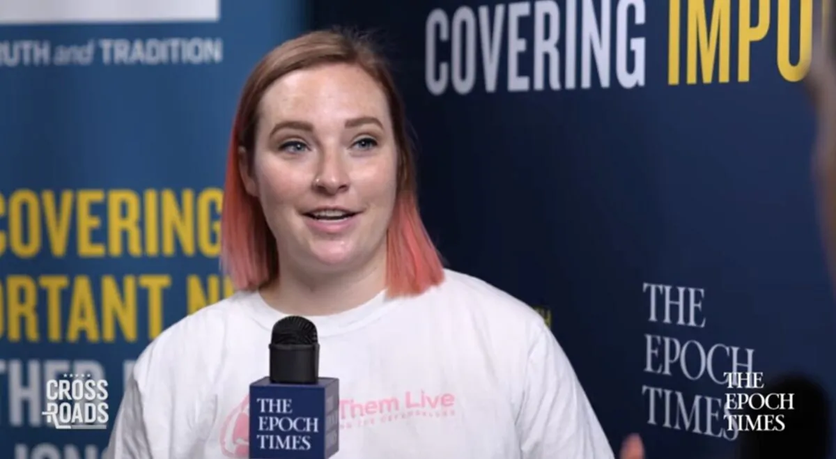 Social activist and entrepreneur Emily Berning, President of Let Them Live, at the 2021 Conservative Political Action Conference in Orlando, Fla., on Feb. 25, 2020. (The Epoch TImes)