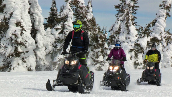 snow mobiles