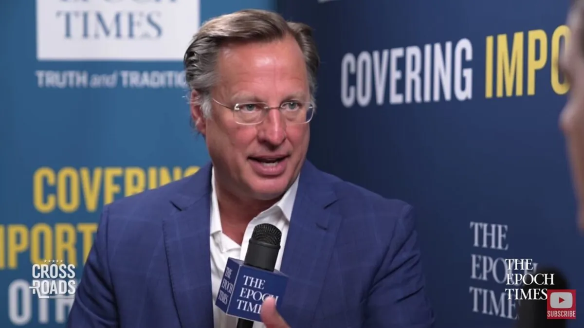 Former congressman Dave Brat (R-Va.) at CPAC in Orlando, Fla., on Feb. 26, 2021. (Epoch Times/Crossroads)