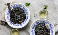 Risotto al Nero (Squid Ink Risotto)