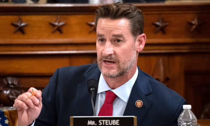 Rep. Greg Steube (R-Fla.) speaks before the House Judiciary Committee on Capitol Hill, in Washington, on Dec. 4, 2019. (Saul Loeb-Pool/Getty Images)