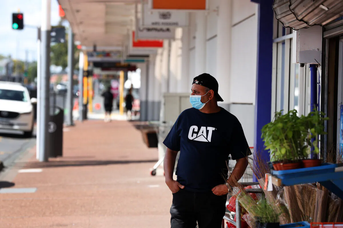 Quiet streets in Auckland, New Zealand, as a seven day level 3 lockdown starts on Feb. 28, 2021. (Fiona Goodall/Getty Images)