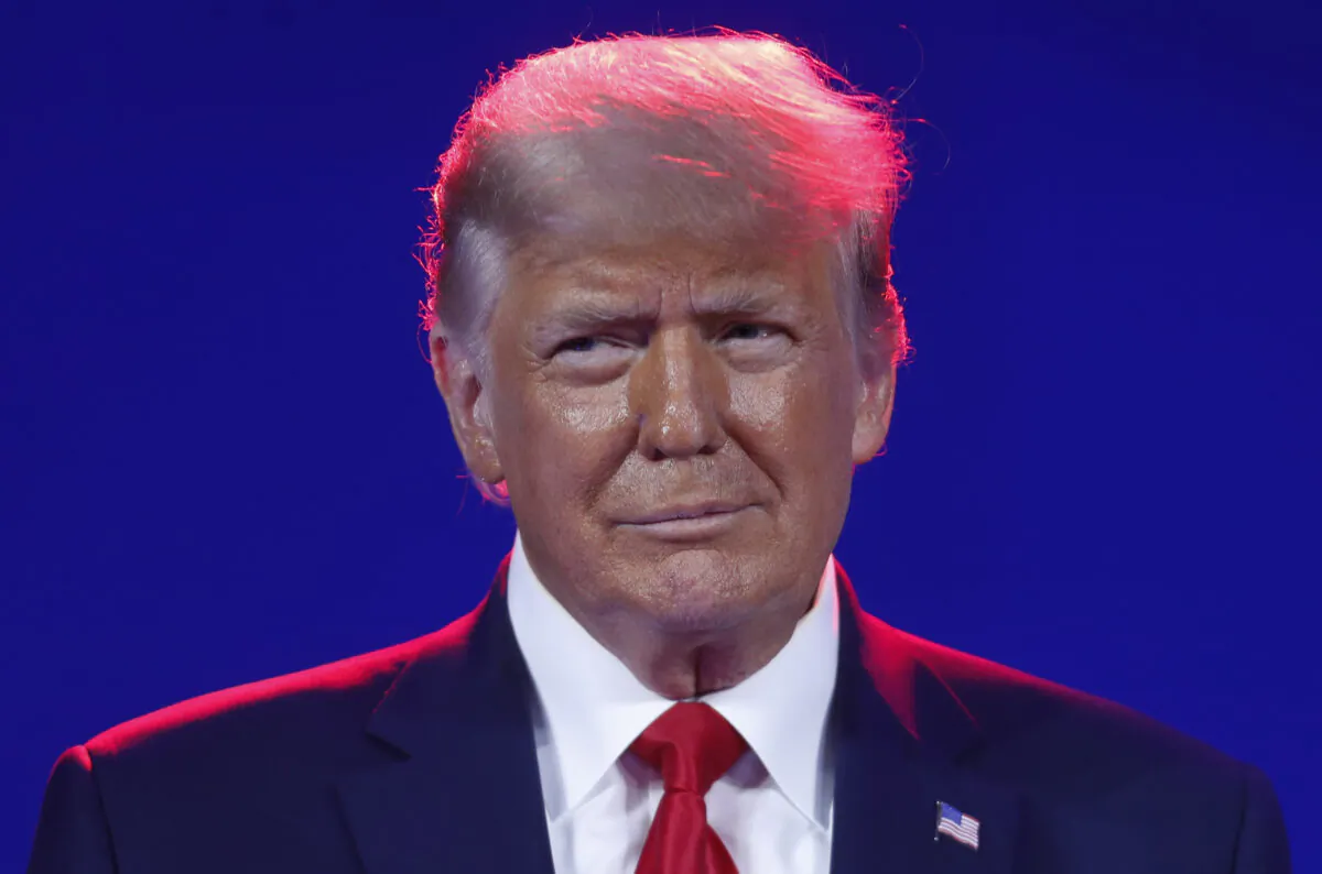 Former President Donald Trump speaks at the Conservative Political Action Conference in Orlando, Fla., on Feb. 28, 2021. (Octavio Jones/Reuters)