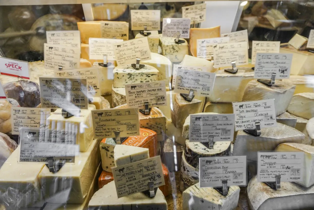 The Cheese Shop in Des Moines, Iowa. (Crystal Shi/The Epoch Times)