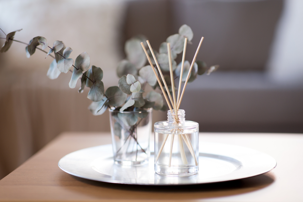 Decoration,,Hygge,And,Aromatherapy,Concept,-,Aroma,Reed,Diffuser,And