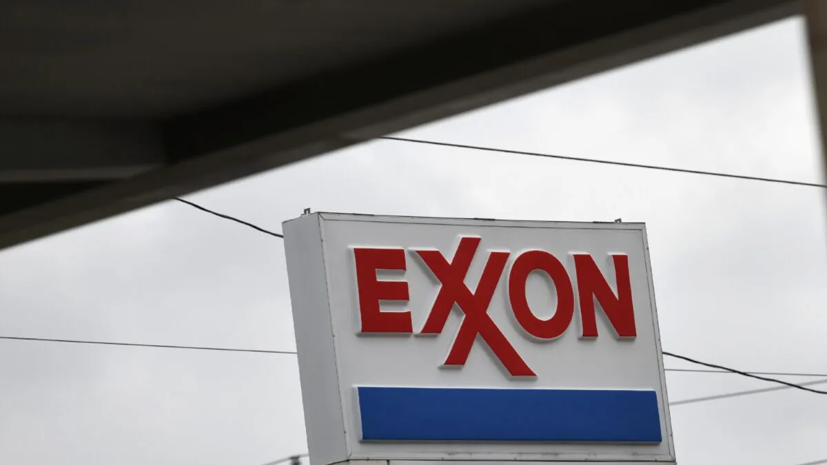 An Exxon gas station is seen in Houston, Texas, on April 30, 2019. (Loren Elliott/Reuters)