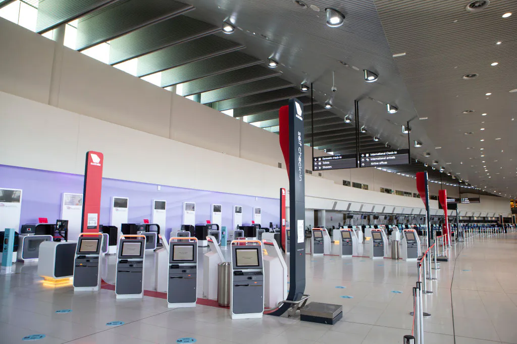 A general view of the Virgin Australia Terminal at Perth Airport on Jan. 8, 2021 in Perth, Australia. (Matt Jelonek/Getty Images)