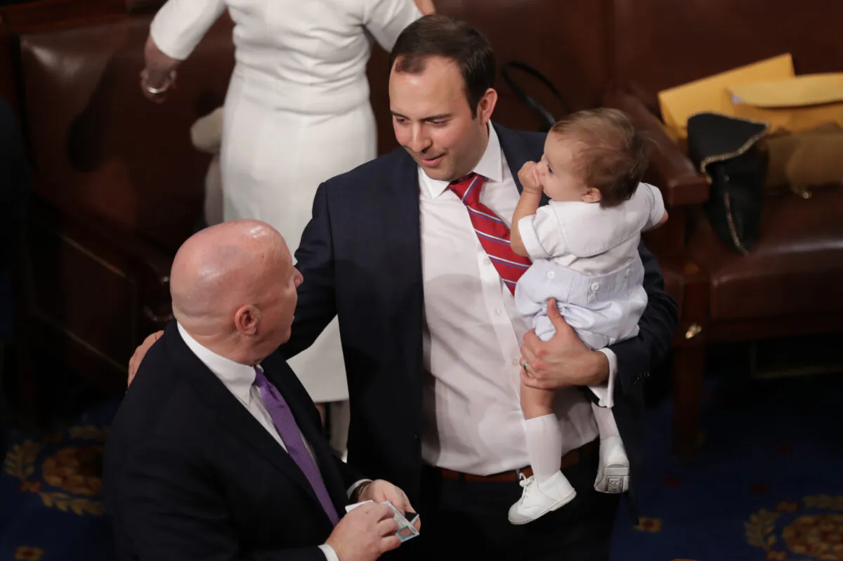 Rep. Lance Gooden (C), on the House floor in Washington on Jan. 3, 2019. (Chip Somodevilla/Getty Images)