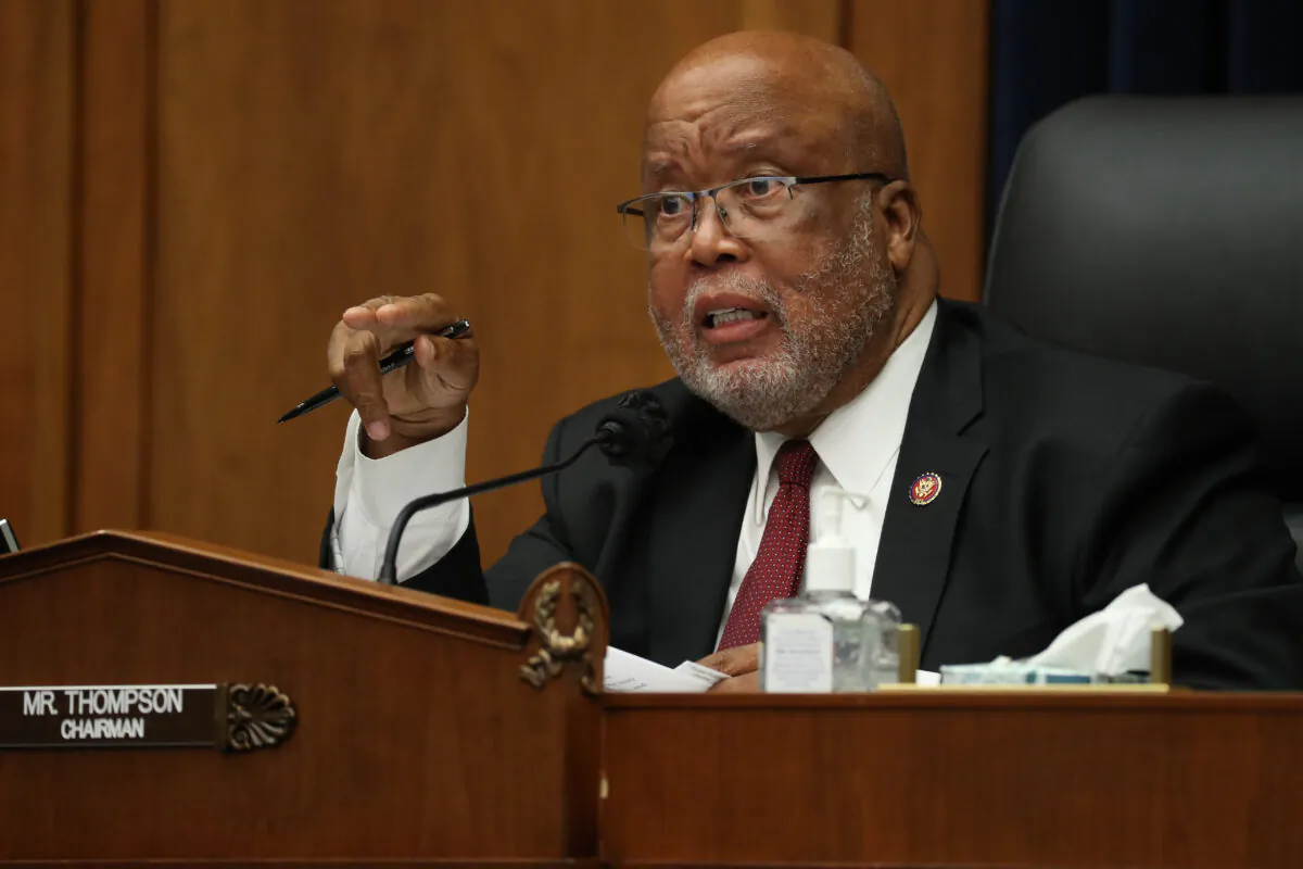 Rep. Bennie Thompson (D-Miss.) in Washington on Sept. 17, 2020. (Chip Somodevilla/Getty Images)