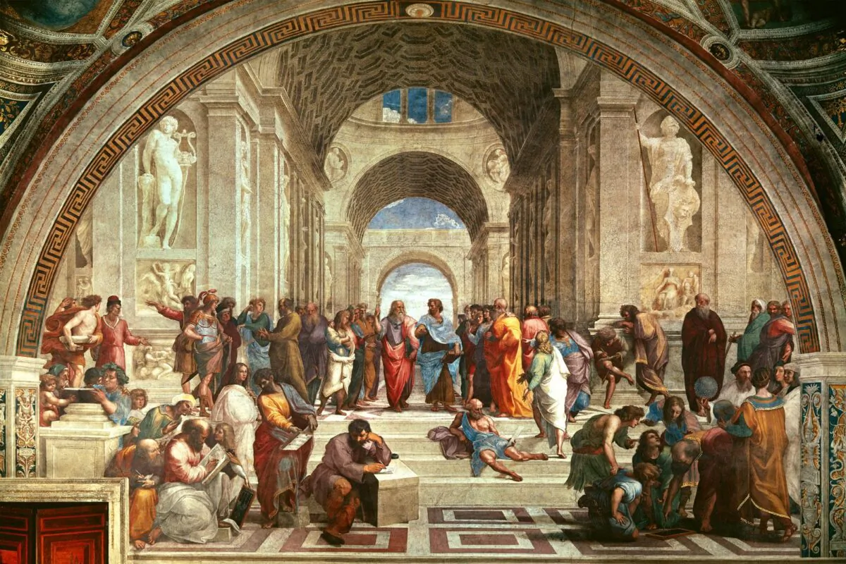 “School of Athens” by Raphael, 1511. (Public domain)