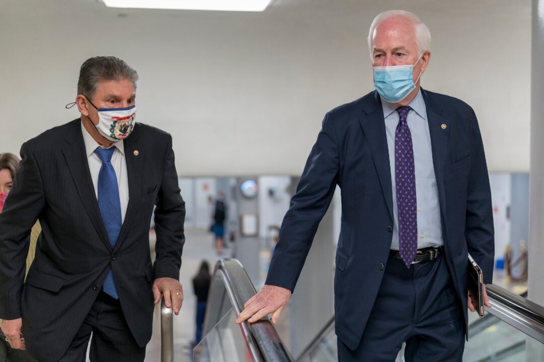 GOP Sen. Cornyn Says He Texted Manchin About Switching Parties