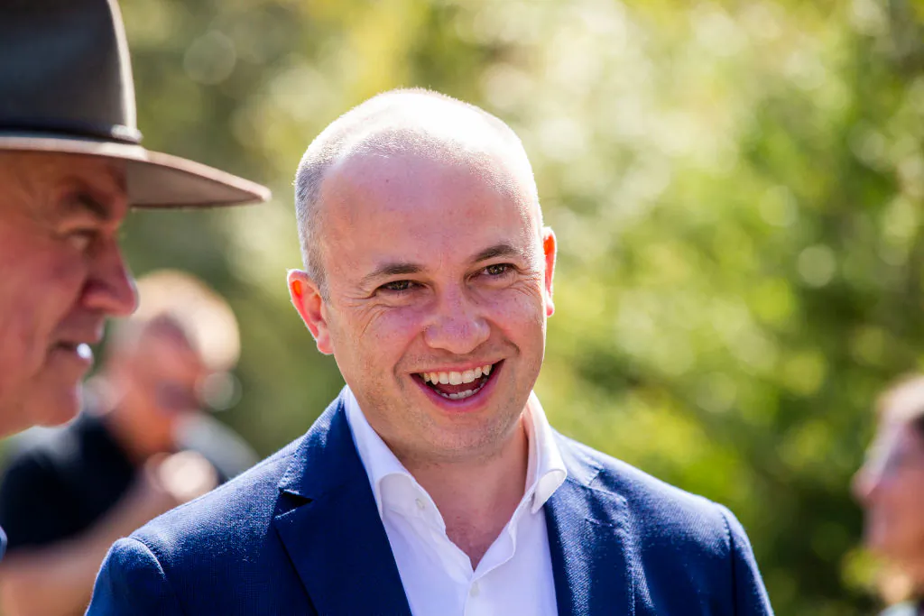 Matt Kean, former NSW Minister for Energy and Environment ahead of the opening of the national trail walk at the Royal National Park in Bundeena, New South Wales, Australia on Sep. 14, 2019. (Jenny Evans/Getty Images)