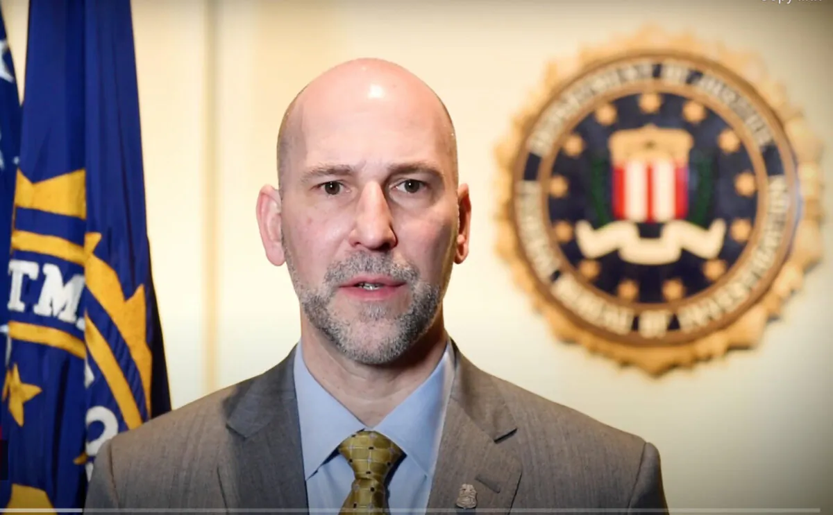 Then-FBI Washington Field Office Assistant Director Steven M. D’Antuono in a file image from video. (FBI via The Epoch Times)