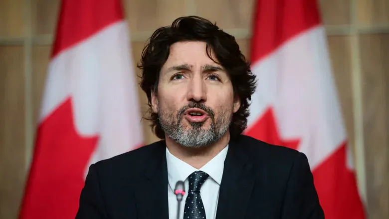 Prime Minister Justin Trudeau holds a press conference in Ottawa on March 9, 2021. (Sean Kilpatrick/The Canadian Press)