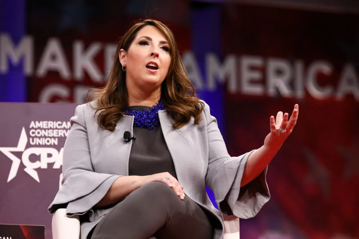 Ronna McDaniel, Chair of the Republican National Committee, at the CPAC convention in National Harbor, Md., on Feb. 28, 2019. (Samira Bouaou/The Epoch Times)