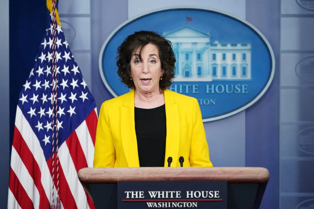 Special Assistant to the President and Coordinator for the Southern Border, Ambassador Roberta Jacobson, speaks during a press briefing in the Brady Briefing Room of the White House on March 10, 2021. (Mandel Ngan/AFP via Getty Images)