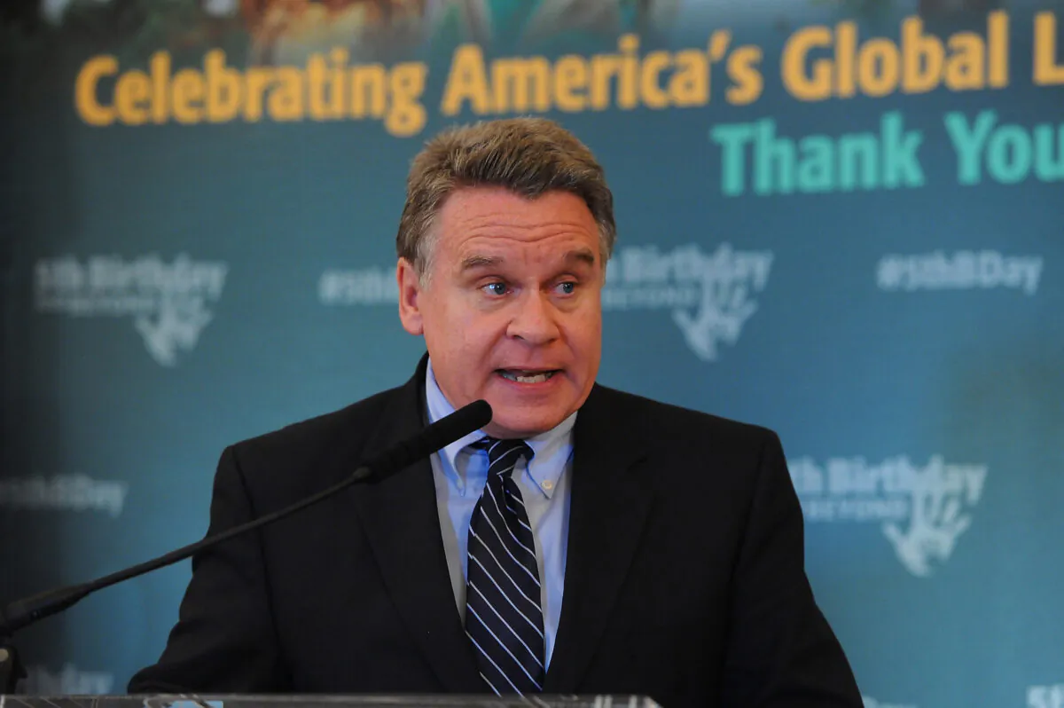 Rep. Chris Smith (R-N.J.) speaks at the 5th Birthday And Beyond event at the Russell Senate Office Building in Washington on June 25, 2014. (Photo by Larry French/Getty Images)