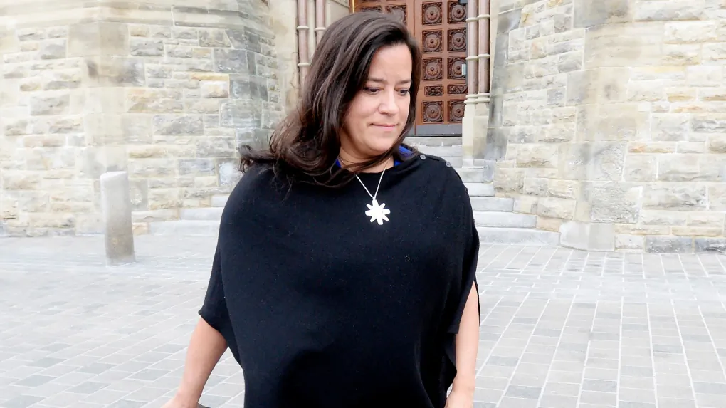 MP Jody Wilson-Raybould leaves Parliament Hill after a short visit in Ottawa on April 2, 2019. (Adrian Wyld/ The Canadian Press)