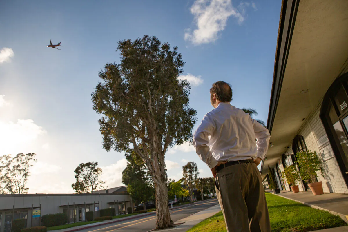 John Moorlach at his office in Newport Beach, California, on March 9, 2021. (John Fredricks/The Epoch Times)