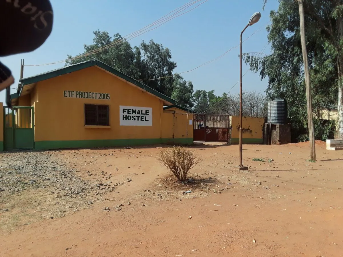 A view shows one of the hostels where gunmen abducted students of the Federal College of Forestry Mechanization, in Kaduna, Nigeria, on March 12, 2021. (Stringer/Reuters)