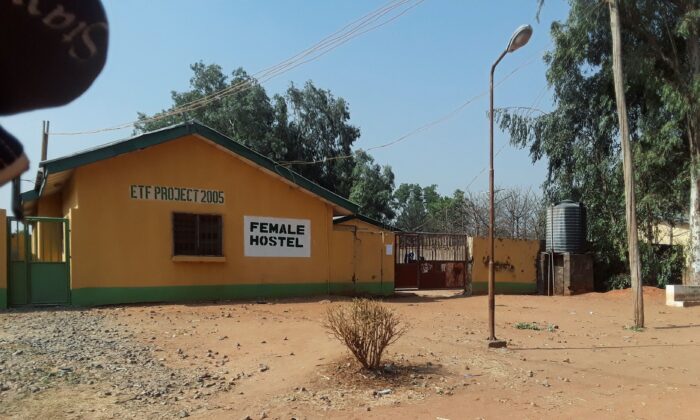 A view shows one of the hostels where gunmen abducted students of the Federal College of Forestry Mechanization, in Kaduna, Nigeria, on March 12, 2021. (Stringer/Reuters)