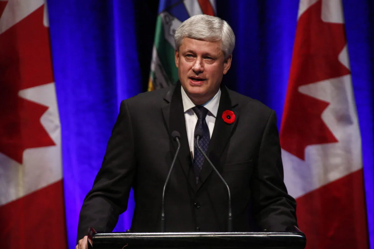 Former prime minister Stephen Harper in a file photo. (The Canadian Press/Jeff McIntosh)