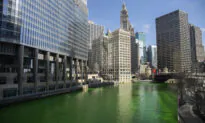 Chicago River Dyed Green in Surprise Move by City’s Mayor