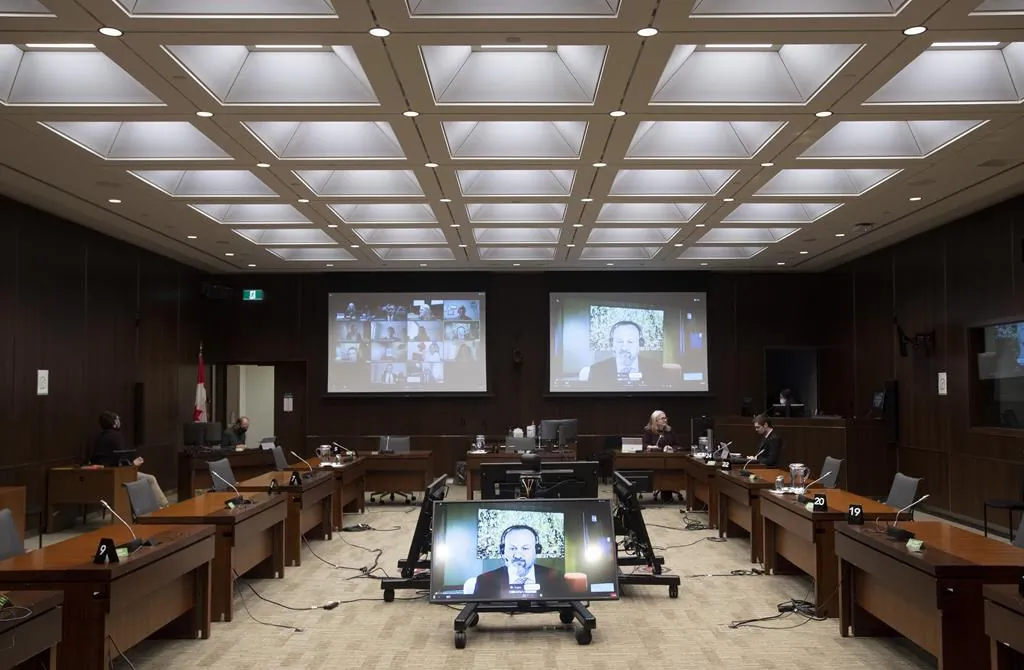 A House of Commons Standing Committee on Access to Information, Privacy and Ethics meeting in a file photo. (Adrian Wyld/The Canadian Press)