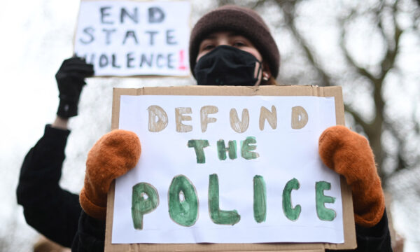 Sarah Everard protest 1 defund the police