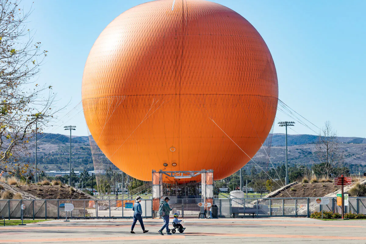 The Orange County Great Park in Irvine, Calif., on Jan. 26, 2021. (John Fredricks/The Epoch Times)