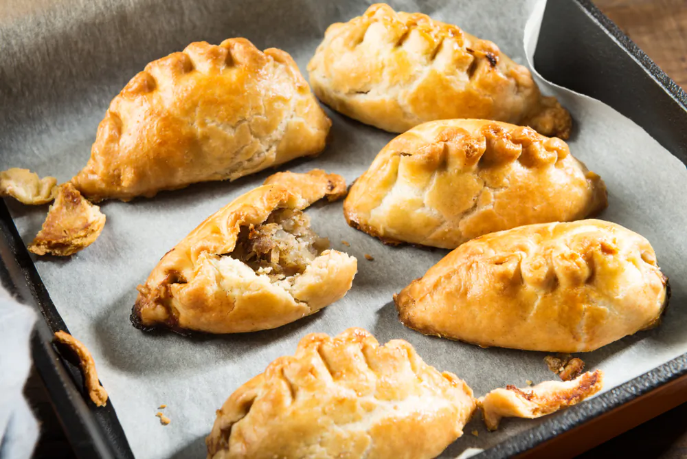 Pasties, hearty meat-and-vegetable pies, were a common miner's meal. (Anna Mente/Shutterstock)
