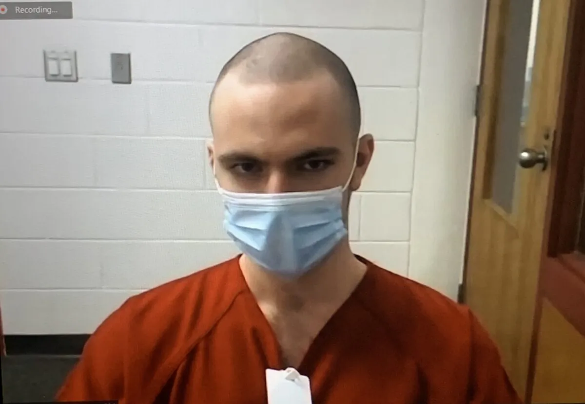 Graham Clark attends a hearing on March 16, 2021. (Office of State Attorney, 13th Judicial Circuit)