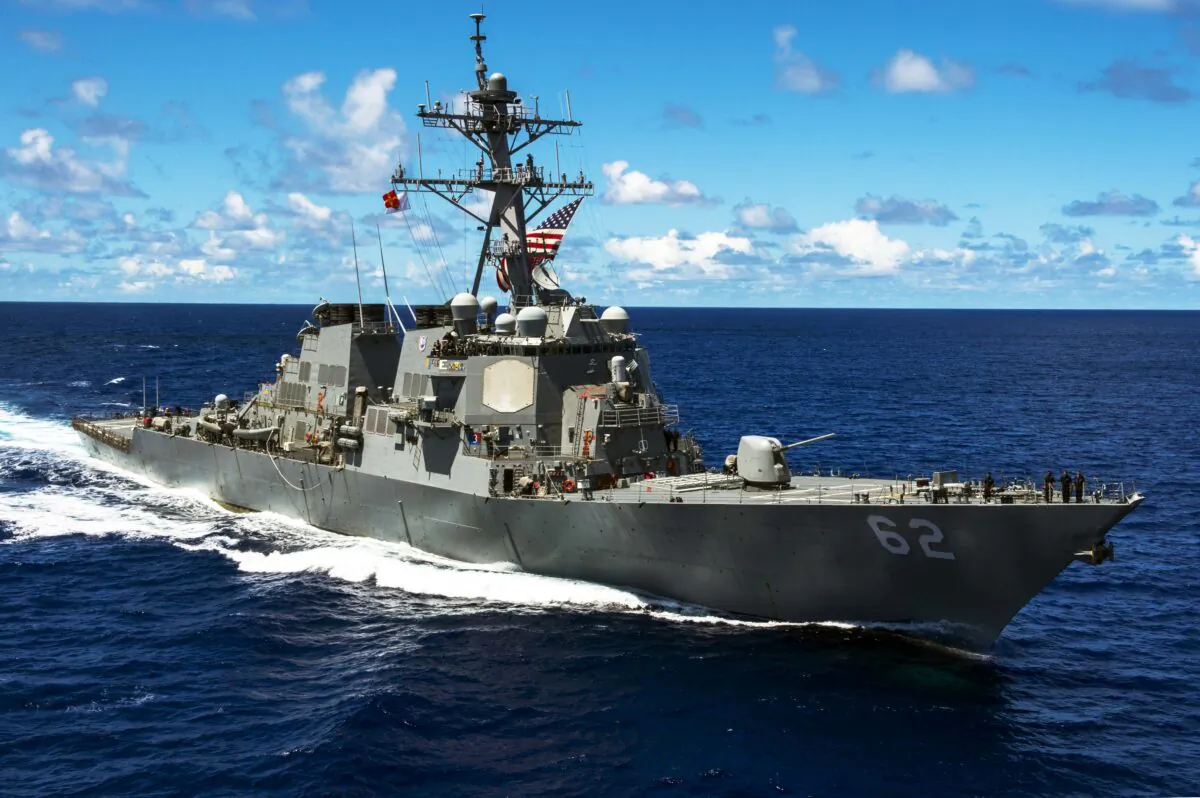U.S. warship on patrol in the Indo-Pacific region in 2014.  (Mass Communication Specialist Seaman David Flewellyn/U.S. Navy via Getty Images)