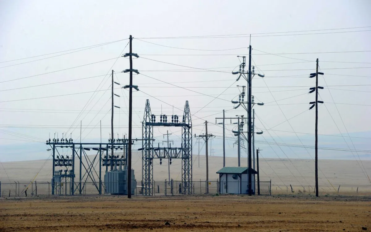 An electrical grid in Springerville, Ariz., on June 9. (Kevork Djansezian/Getty Images)