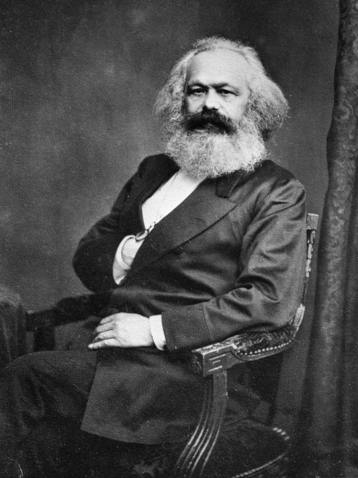 Karl Marx, circa 1875. (Roger Viollet Collection/Getty Images)